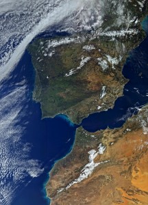 Imagen sobre la Península Ibérica