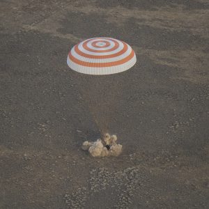 Aterrizaje de la nave Soyuz