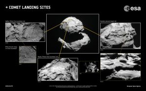 Sitio de aterrizaje en el cometa
