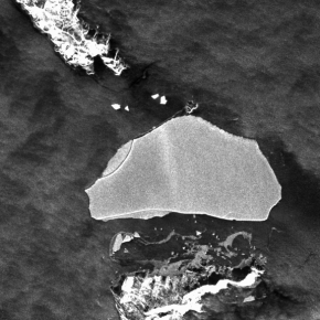 Iceberg visto por Sentinel-1