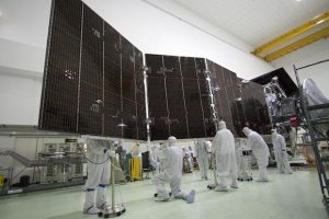 Paneles solares de la sonda Juno