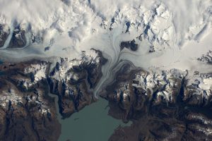 El Glaciar Viedma, captado por Tim Peake desde la ISS