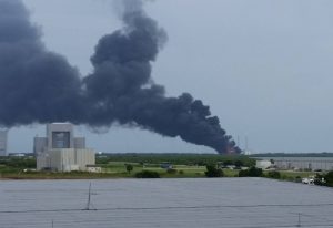 Explosión del Falcon-9 de SpaceX el 1 de septiembre