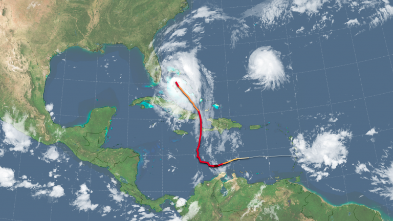 El Huracán Matthew Desde El Espacio — Latam Satelital