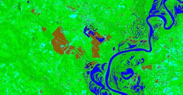 Mapa EVI de Landsat-8