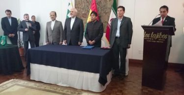 Acuerdo entre Bolivia e Irán