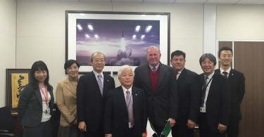 Reunión entre AEM y JAXA de México y Japón respectivamente