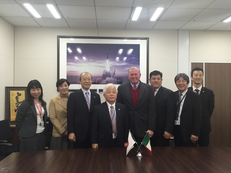 Reunión entre AEM y JAXA de México y Japón respectivamente