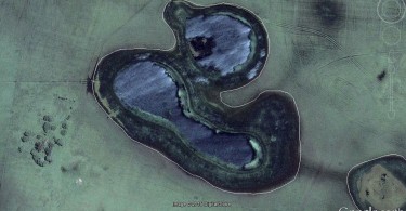 Imagen de la Laguna Pato en Corrientes. Google Earth.