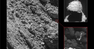 Imagen de Philae captada por la Cámara Osiris de Rosetta