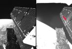 Impacto de una micropartícula en el satélite Sentinel-1