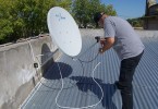 Instalación de TDA Satelital en Chaco