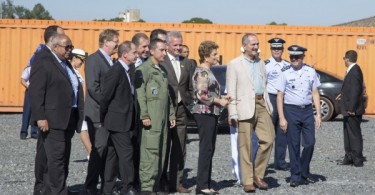 Dilma en Centro de Operación Satelital