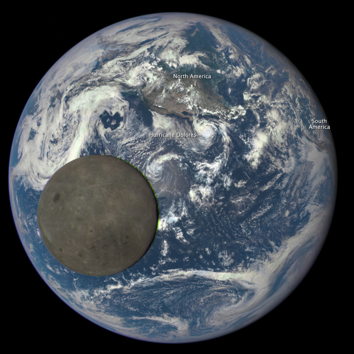 La Luna y la Tierra - Cámara EPIC