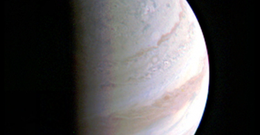 Jupiter desde la Juno Cam el 27 de agosto de 2016