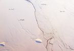 Imagen Terra MISR de la Barrera de Hielo Larsen C