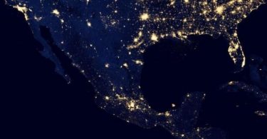 Mapa de Luces de Mexico
