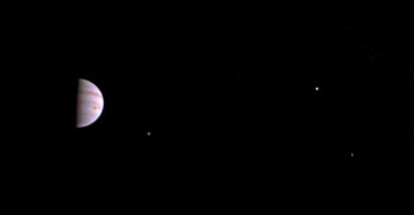 JunoCam obtuvo las primeras imágenes de Jupiter